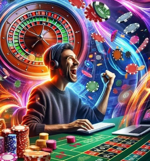Live roulette table on happytoto4d iOS Web with betting pad and dealer video